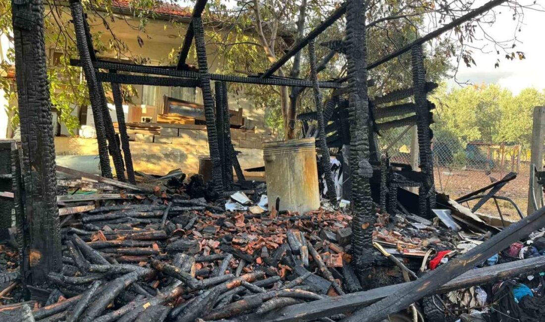 Muğla'nın Menteşe ilçesindeki Karşıyaka Mahallesi'nde S. K.'ya ait evin damında