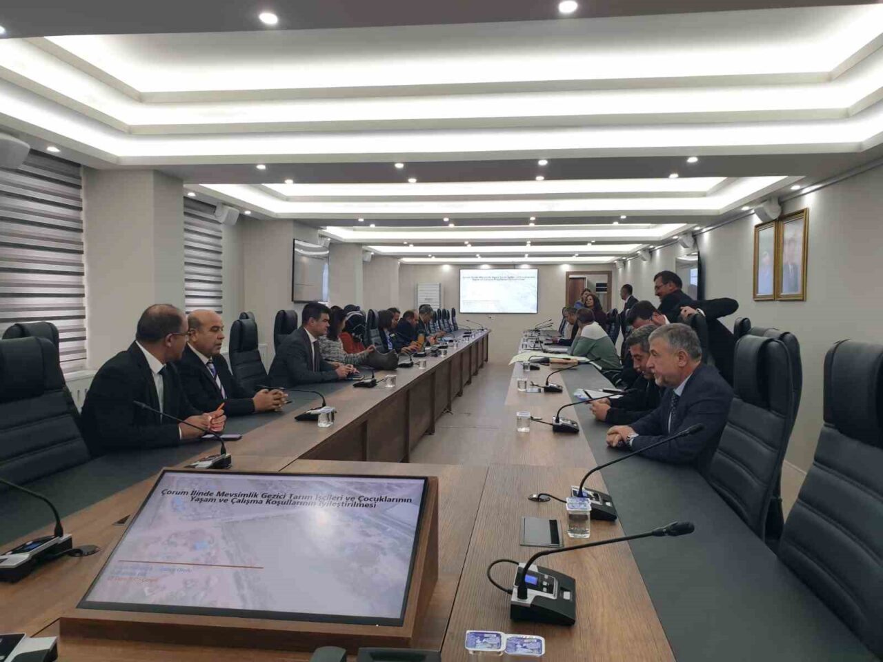 Çorum’da mevsimlik tarım işçileri ve çocuklarının yaşam koşullarını iyileştirmeye yönelik