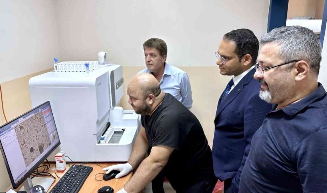 Mardin’in Midyat İlçe Devlet Hastanesi, yeni tam otomatik gaita analiz