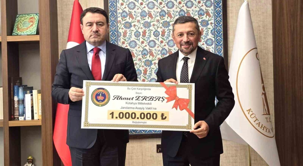 MHP Kütahya Milletvekili Ahmet Erbaş, Jandarma Teşkilatına 1 milyon TL