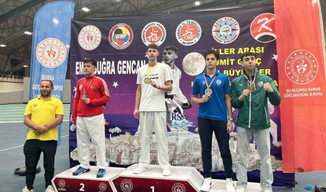 Bursa'da düzenlenen Buğra Gençan anısındaki İller Arası Karate Şampiyonası'nda Eskişehirli