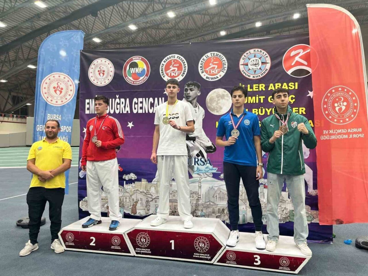 Bursa'da düzenlenen Buğra Gençan anısındaki İller Arası Karate Şampiyonası'nda Eskişehirli