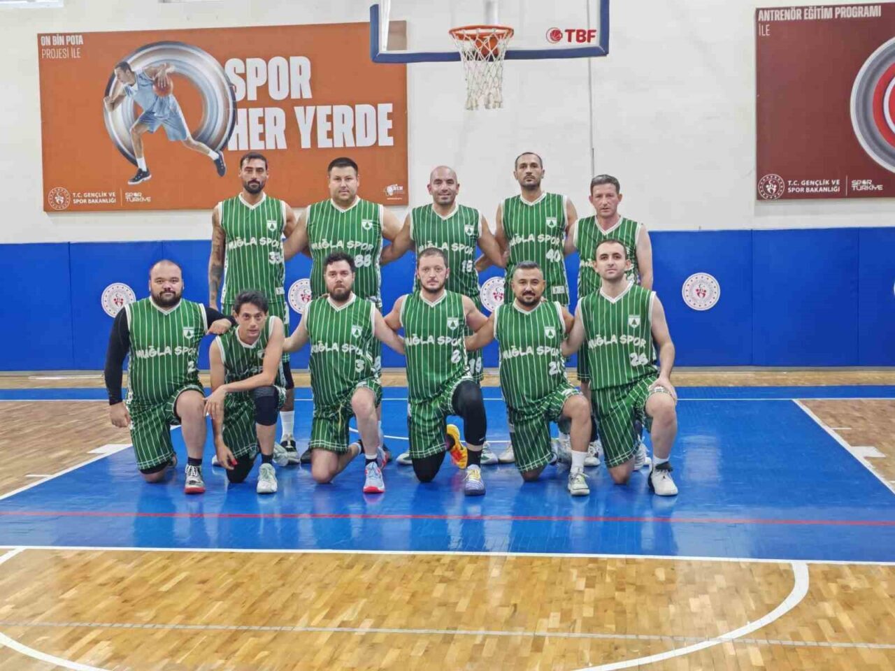 Muğlaspor'un 30 yıl aradan sonra kurulan Büyük Erkekler Basketbol Takımı,