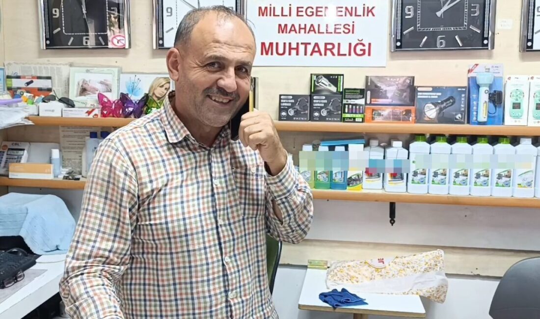Manavgat'ta düzenlenen Muhtarlar Günü töreninde konuşma yapan Muhtar Şaban Aydın
