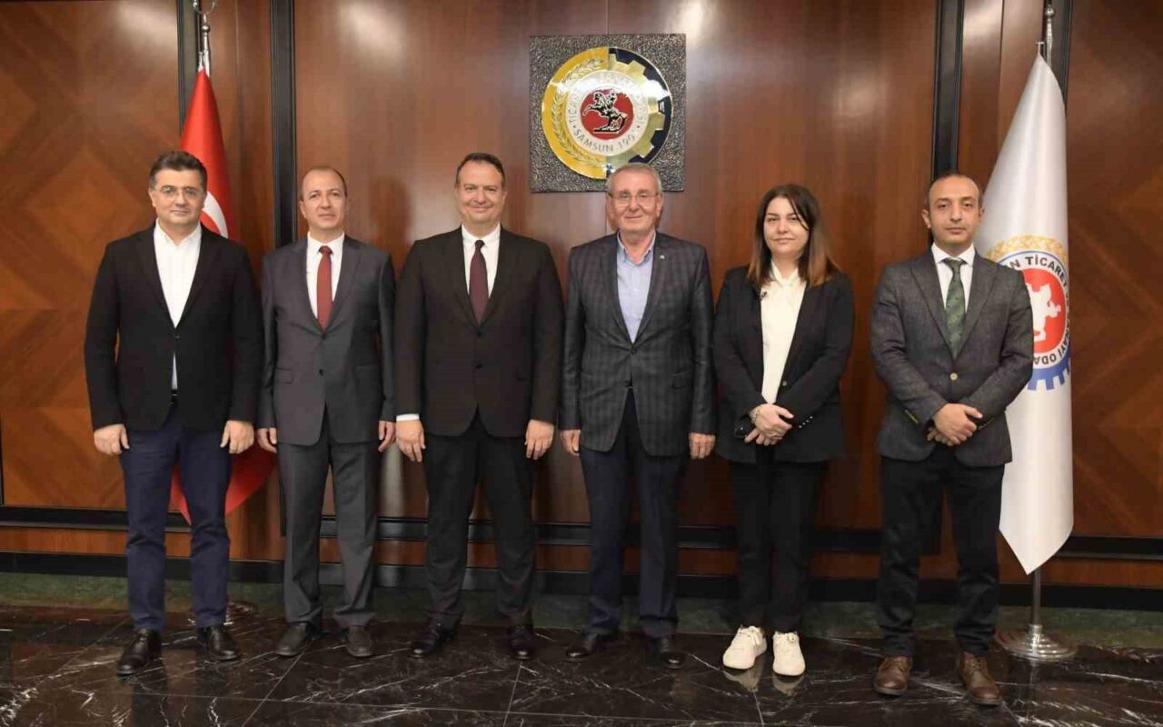 KOSGEB Başkan Yardımcısı Selim Serkan Ercan, Samsun TSO Başkanı Salih