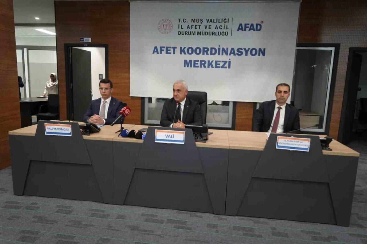 Muş Valisi Avni Çakır, 2025 yılının üçüncü dönemi itibarıyla ilde