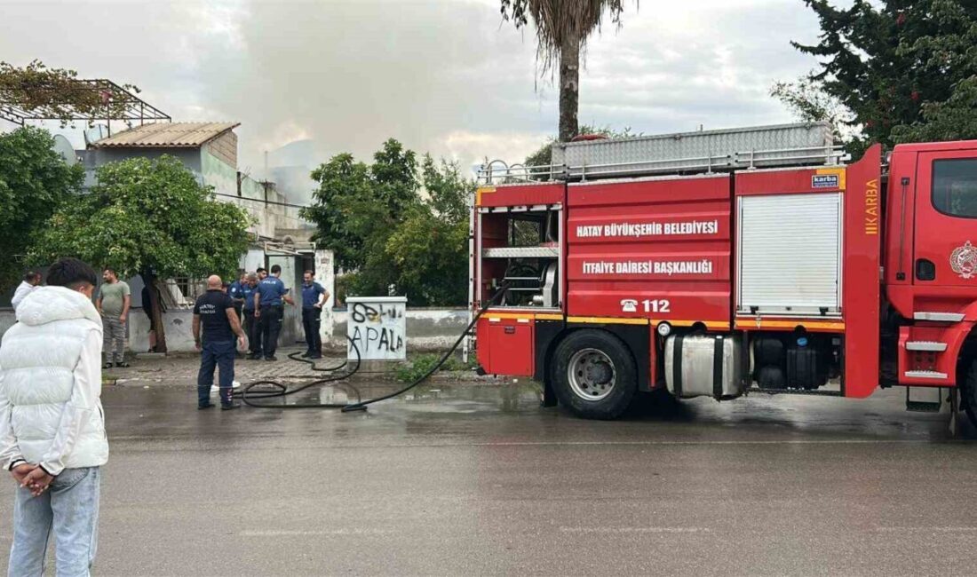 Hatay'ın İskenderun ilçesinde, Pirireis Mahallesi'ndeki bir müstakil evde henüz bilinmeyen