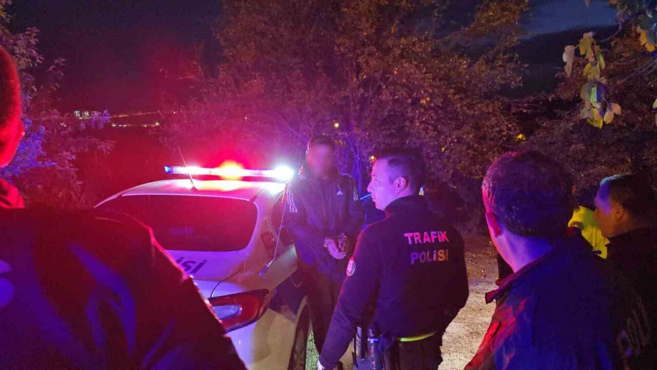 Karabük'te 2.30 promil alkollü ATV sürücüsü Berkin M., polis dur