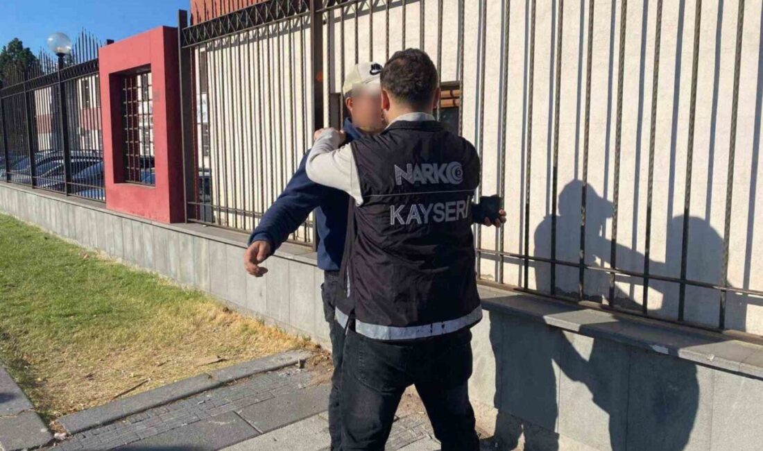 Kayseri İl Emniyet Müdürlüğü, Narkotik Suçlarla Mücadele Şube Müdürlüğü ekipleriyle