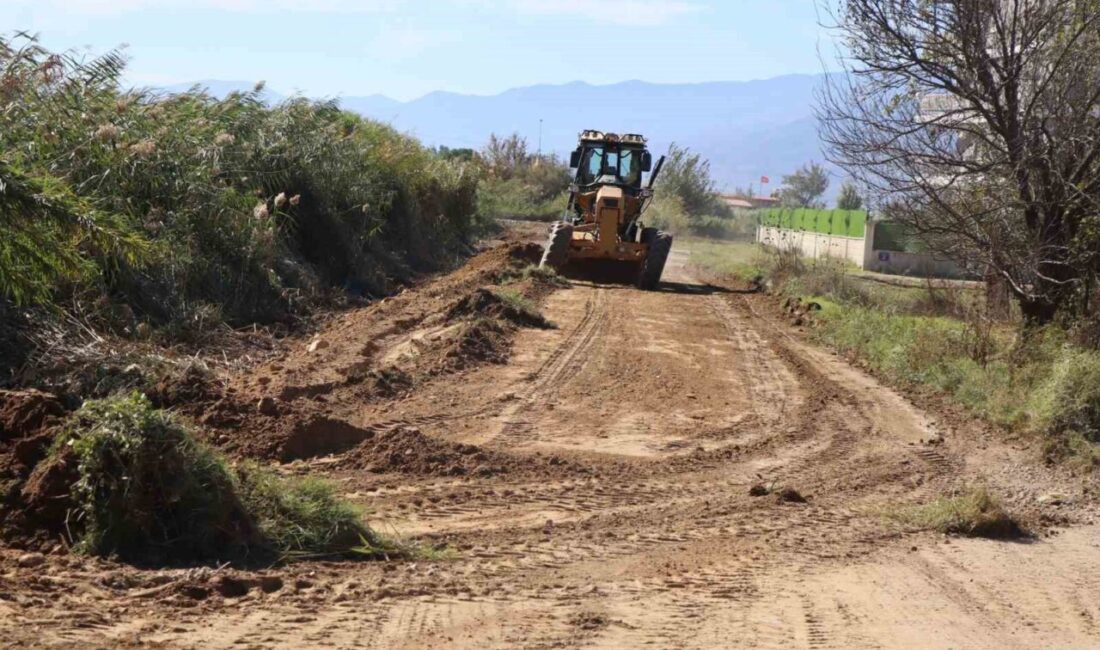 Nazilli Belediyesi, Sümer Mahallesi 186 Sokak'ta yeni yol yapım çalışmalarına