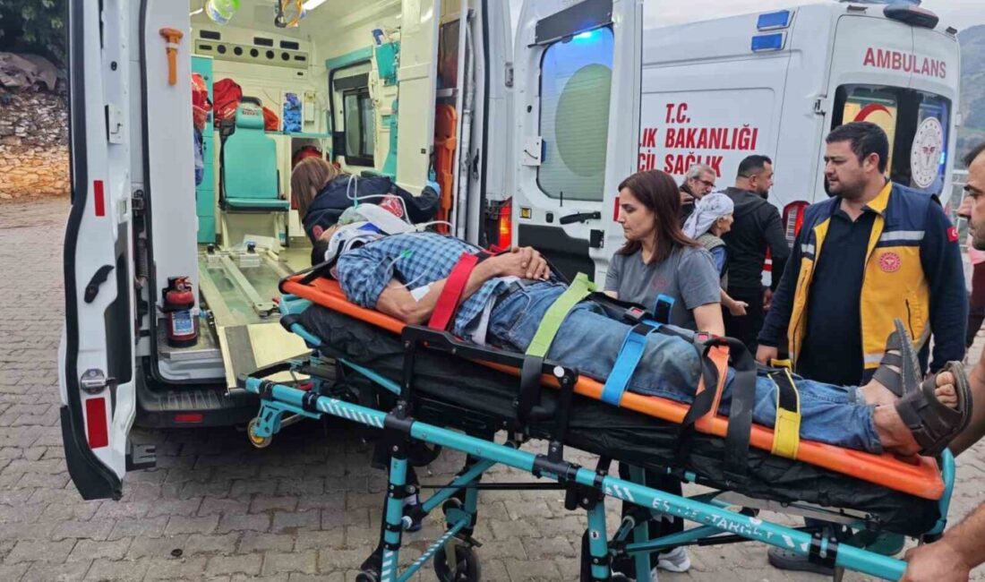 Aydın'ın Nazilli ilçesinde bir kamyonetin uçuruma devrilmesi sonucu biri ağır,