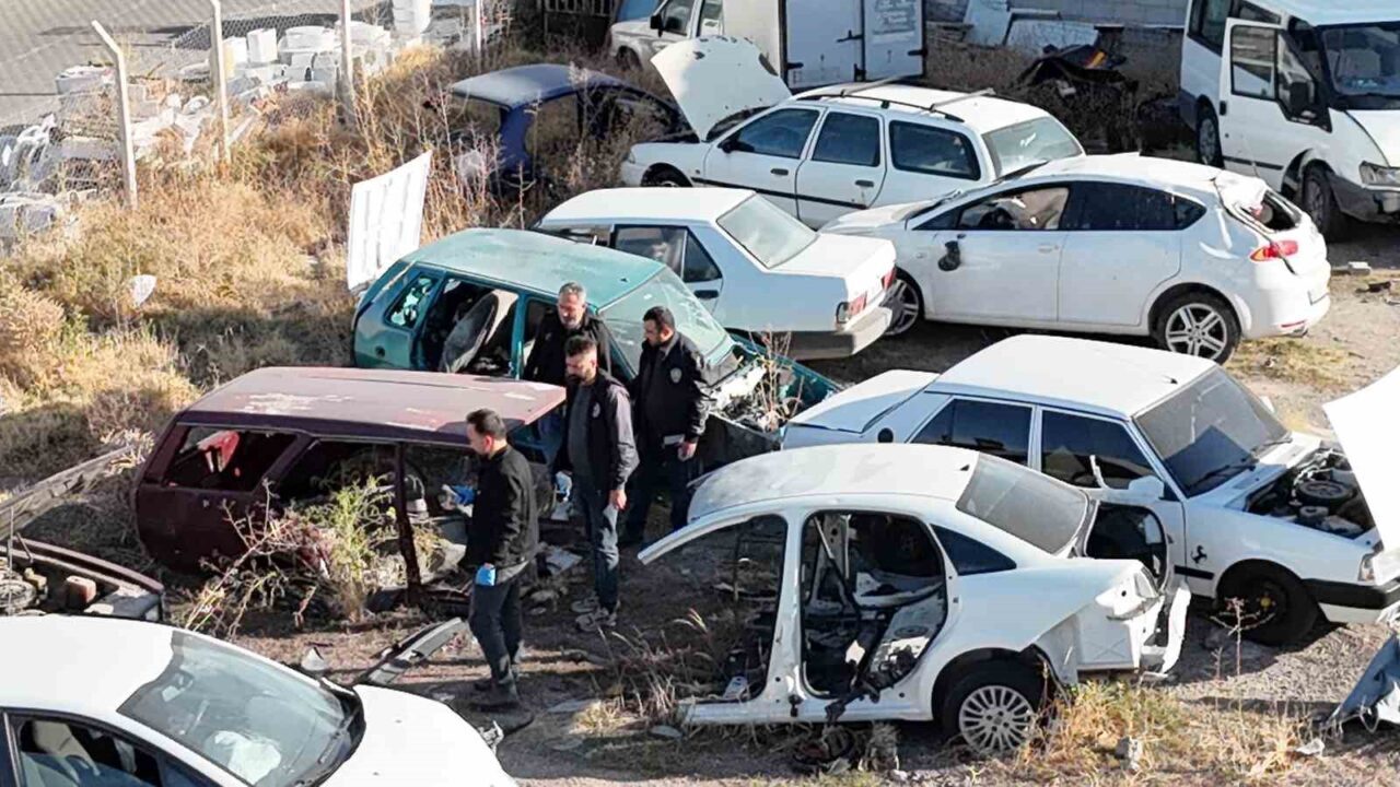 Nevşehir'de, ağır hasarlı araçların motor ve şasi numaralarını değiştiren bir