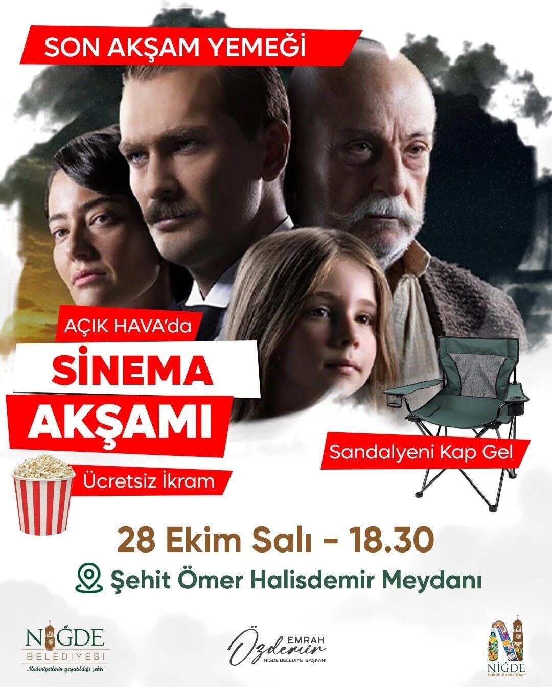 Niğde Belediyesi, 29 Ekim Cumhuriyet Bayramı'nın 102. yıl dönümünü kutlamak