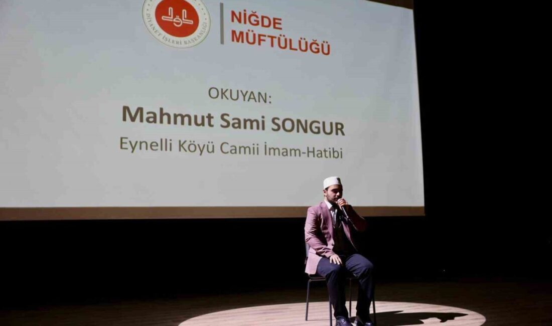 Niğde Belediyesi Hâzım Tepeyran Kültür Merkezi'nde, "Peygamberimiz, Cami ve Namaz"
