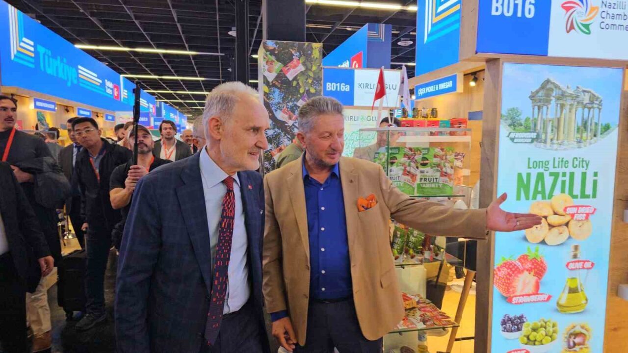 Nazilli Ticaret Odası, Almanya'nın Köln'de düzenlenen ANUGA gıda fuarında, Türkiye'deki