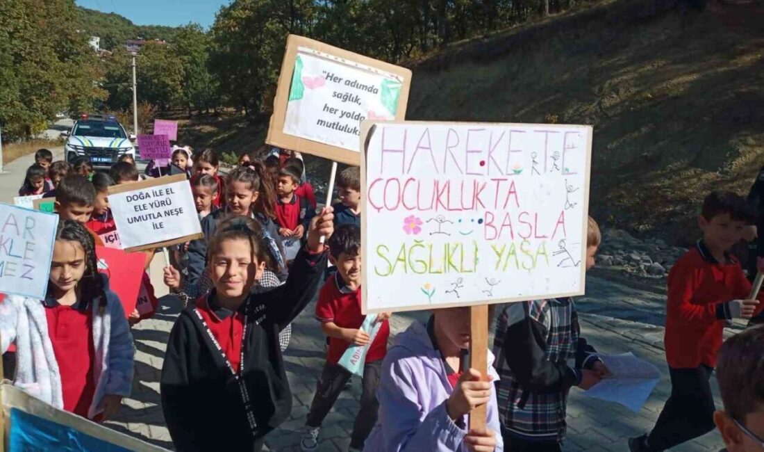 Samsun'un Havza ilçesindeki 100. Yıl İlkokulu, "3-4 Ekim Dünya Yürüyüş