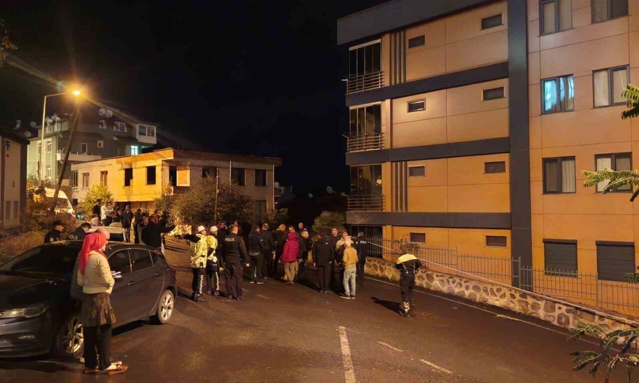 Ordu'nun Altınordu ilçesindeki Güzelyalı Mahallesi'nde, zemin kayması ve çatlaklar nedeniyle