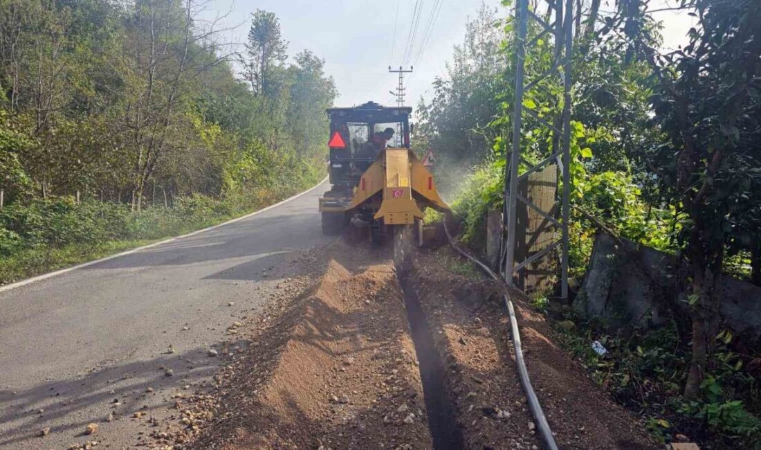Ordu Büyükşehir Belediyesi, içme suyu altyapısını güçlendirme çalışmalarını sürdürerek Gölköy