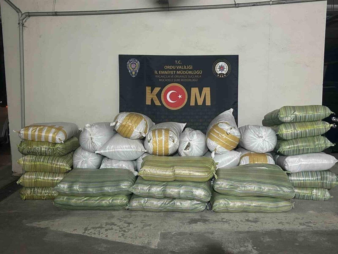 Ordu'da Kaçakçılık ve Organize Suçlarla Mücadele Şube Müdürlüğü ekipleri, Altınordu,