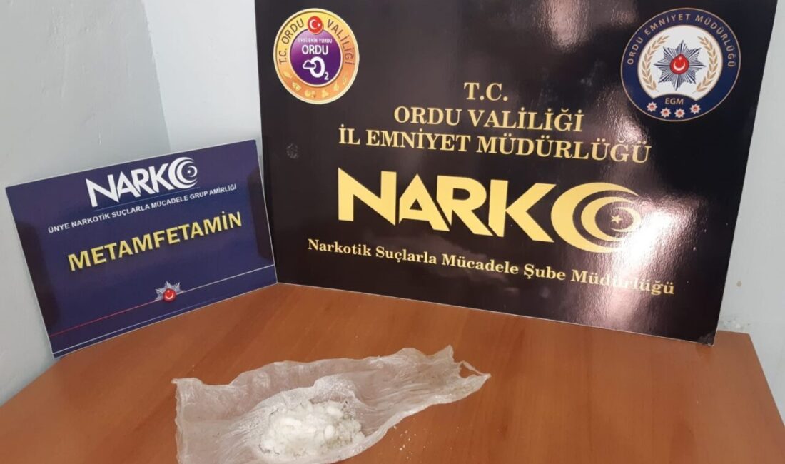 Ordu'da gerçekleştirilen uyuşturucu operasyonlarında, Narkotik Suçlarla Mücadele Şube Müdürlüğü ekipleri