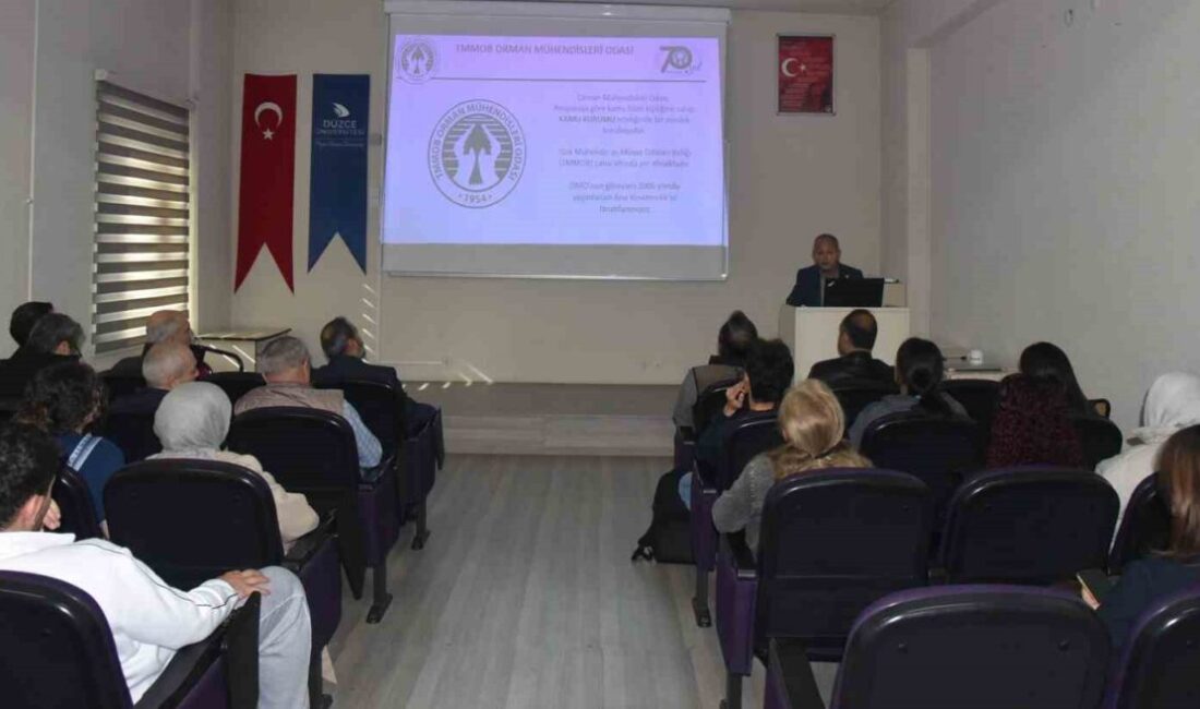Düzce Üniversitesi Orman Fakültesi, "Orman Mühendisleri Odası Öğrencilerle Buluşuyor" etkinliğiyle