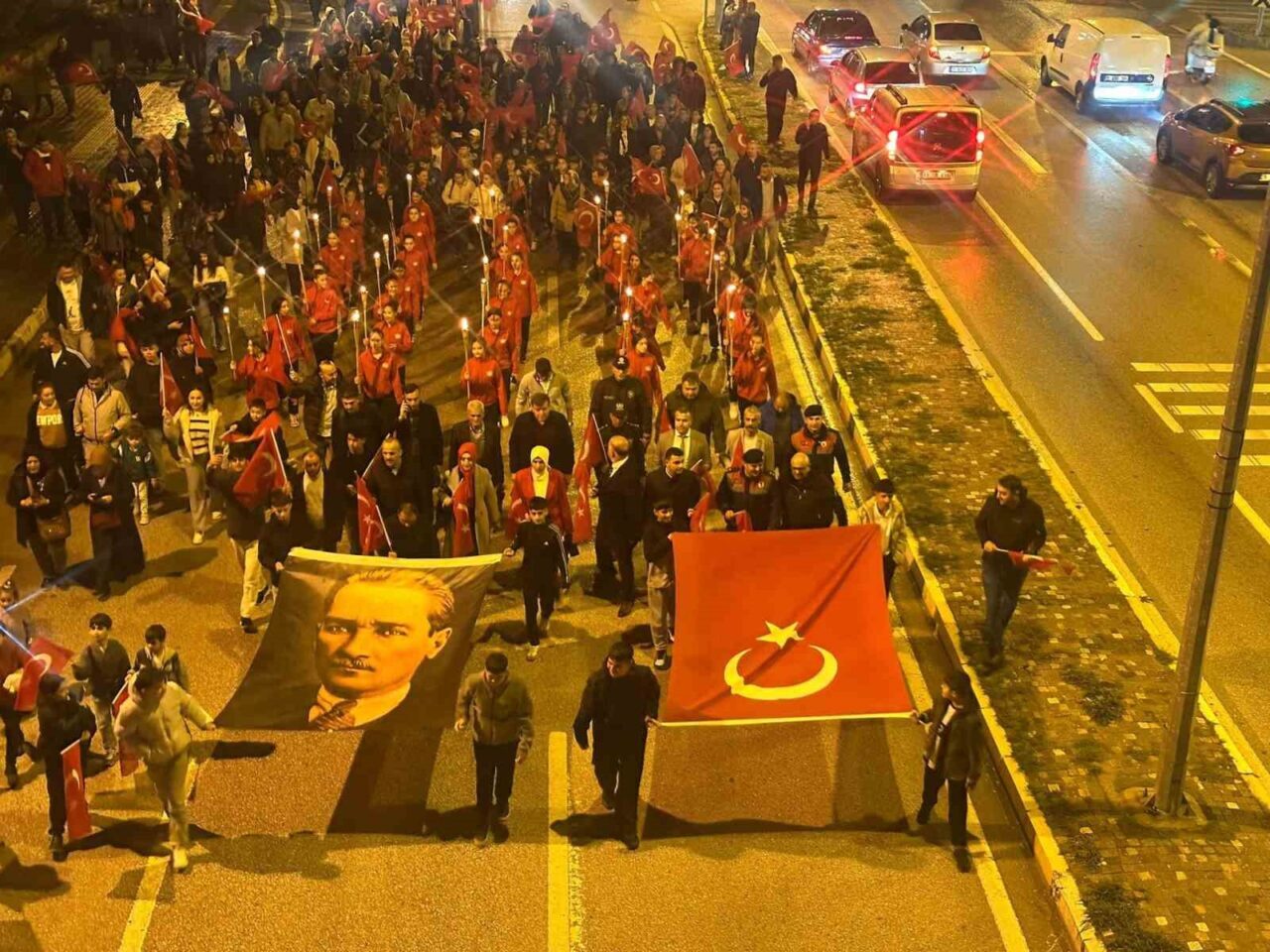 Bilecik'in Osmaneli ilçesinde 29 Ekim Cumhuriyet Bayramı kutlamaları, Kaymakam Abdüssamed