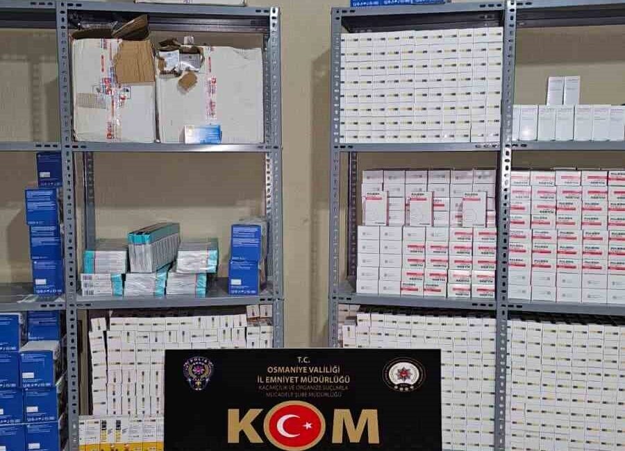Osmaniye'de gerçekleştirilen operasyonda, piyasa değeri yaklaşık 2,5 milyon TL olan