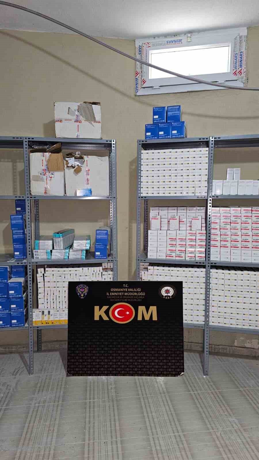 Osmaniye'de gerçekleştirilen operasyonda, piyasa değeri yaklaşık 2,5 milyon TL olan