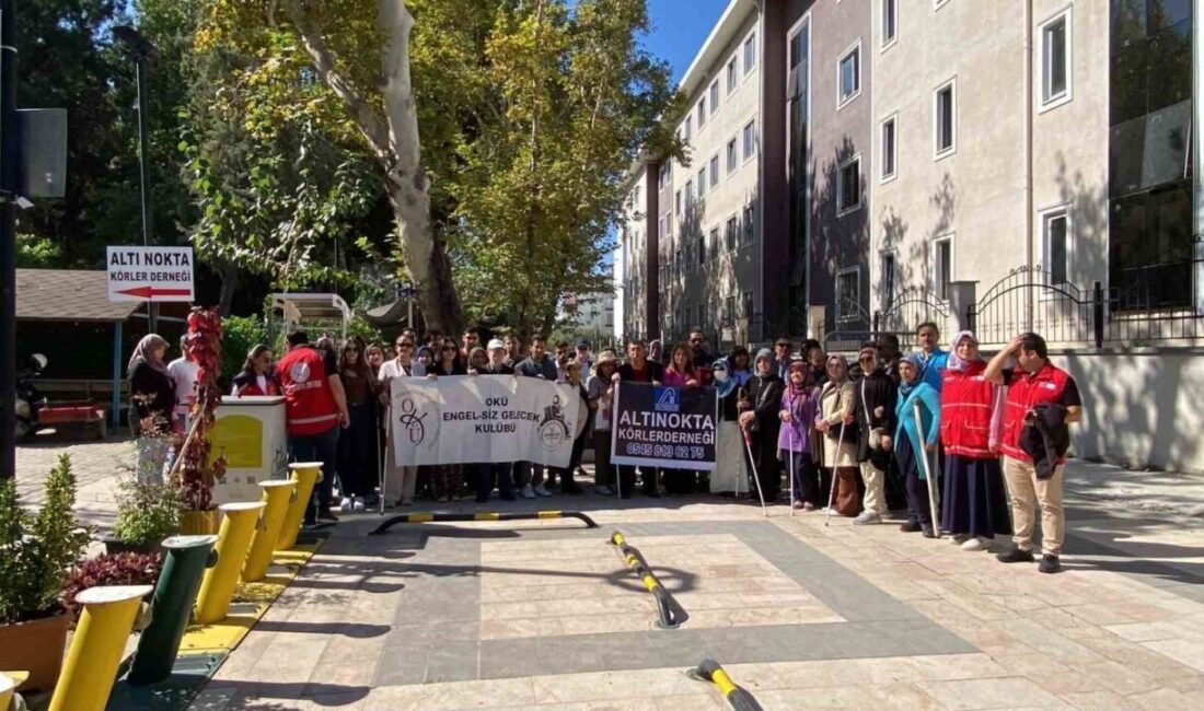 Osmaniye’de Görme Engellilere Destek Amaçlı Farkındalık Yürüyüşü Düzenlendi Osmaniye'de "15 Ekim Dünya Beyaz Baston Görme Engelliler ve Güvenlik