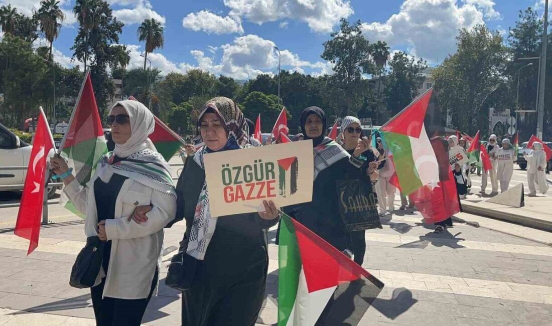 Osmaniye'de kadınlar, "Gazze İçin Sessiz Çığlık" etkinliğiyle toplandı. Meriç Şen,