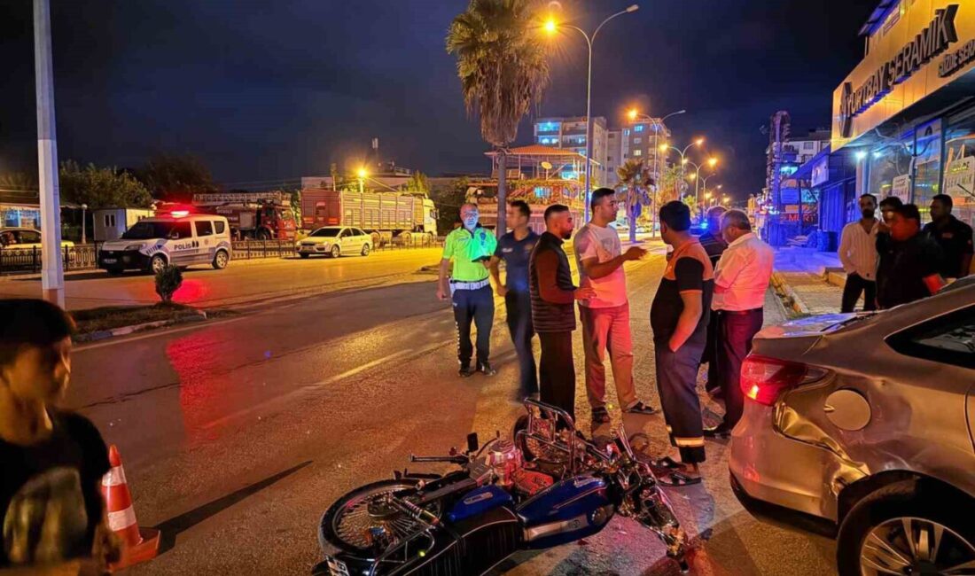 Osmaniye'nin Düziçi ilçesinde motosiklet ile otomobilin çarpıştığı kazada iki kişi