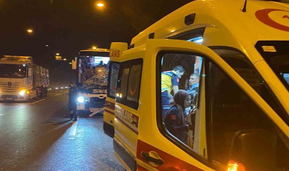 Osmaniye’nin Bahçe ilçesinde yolcu otobüsünün tıra çarpması sonucu 8 kişi