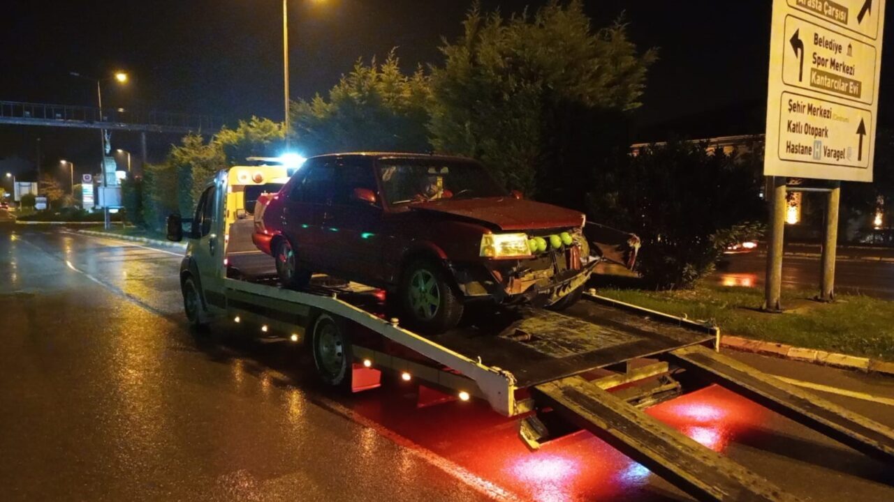 Zonguldak'ın Çaycuma ilçesinde, 67 SB 934 plakalı bir Tofaş marka