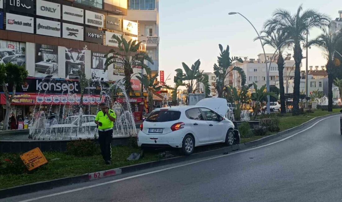 Antalya'nın Manavgat ilçesinde Fadime U. B. yönetimindeki otomobil kontrolden çıkarak