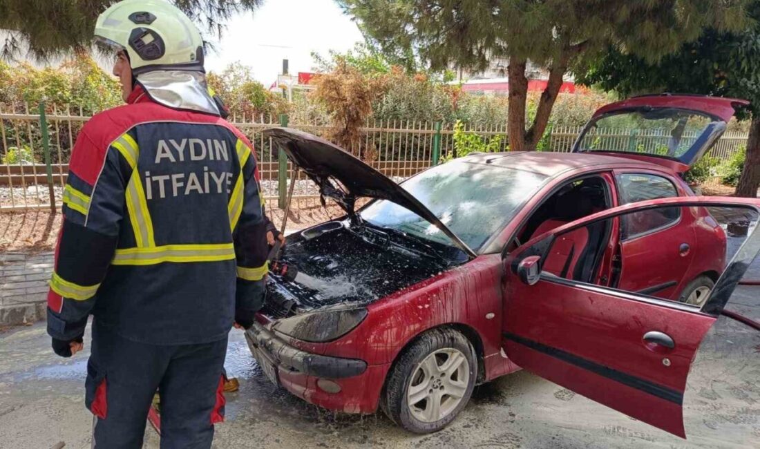 Aydın'ın Efeler ilçesinde seyir halindeki 35 ARN 640 plakalı otomobilin