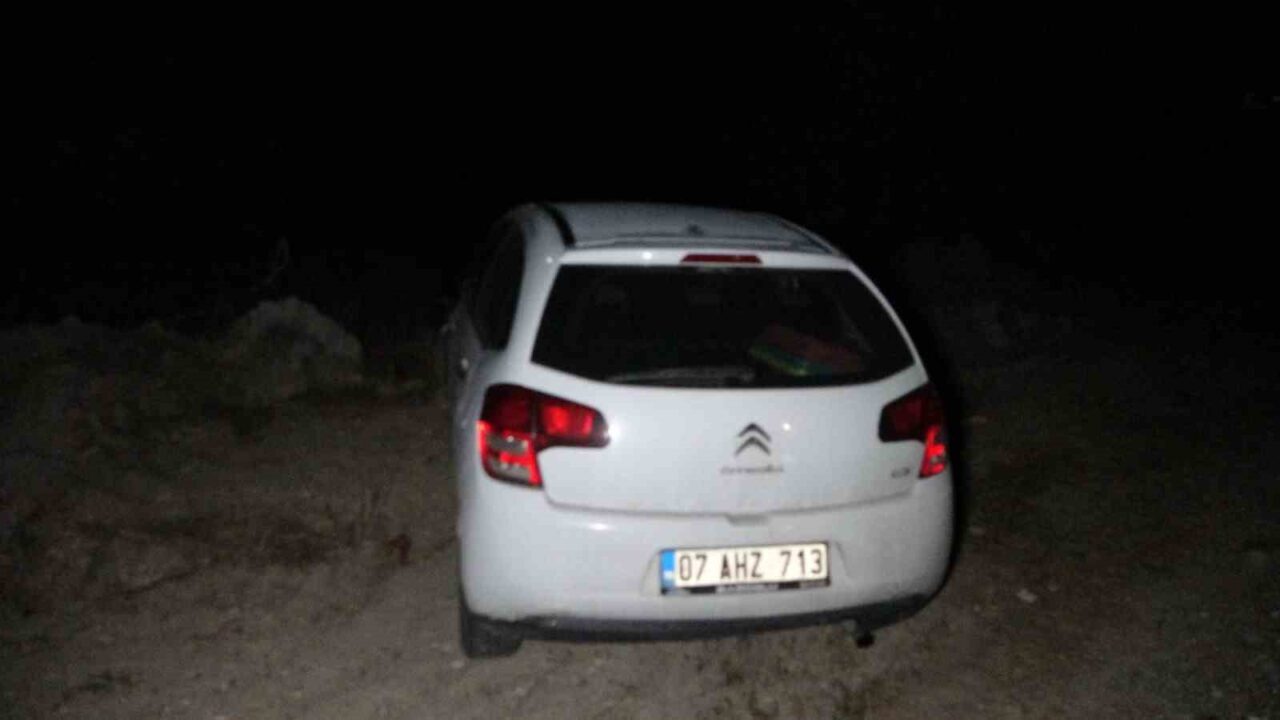 Antalya'nın Manavgat ilçesinde Sevil Ş. yönetimindeki araç, Oymapınar Barajı yolunda