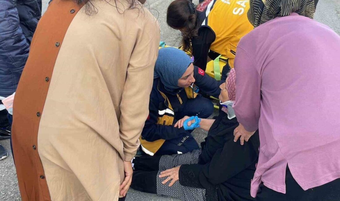 Karaman’ın Sekiçeşme Mahallesi'nde yolun karşısına geçmeye çalışan 70 yaşındaki G.K.,