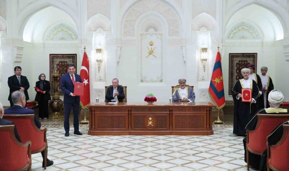 Cumhurbaşkanı Recep Tayyip Erdoğan, Umman ziyareti sırasında OYAK ve Umman