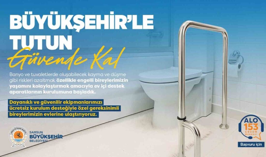 Samsun Büyükşehir Belediyesi, "Büyükşehir ile Tutun, Güvende Kal" sloganıyla özel