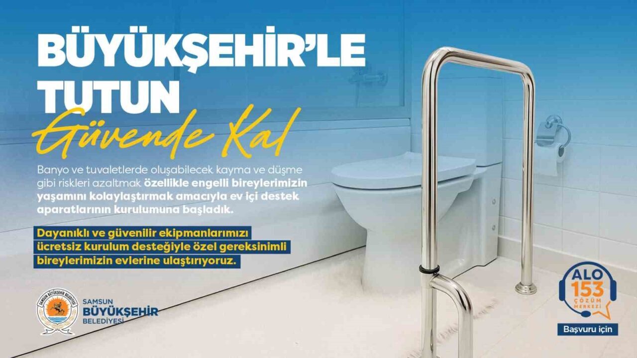 Samsun Büyükşehir Belediyesi, "Büyükşehir ile Tutun, Güvende Kal" sloganıyla özel