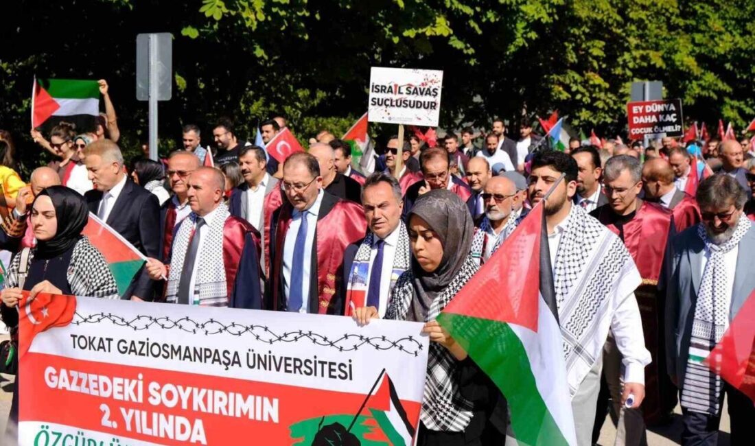 Tokat Gaziosmanpaşa Üniversitesi, Gazze’deki soykırımın 2. yılı dolayısıyla "Özgürlüğe yürüyoruz"