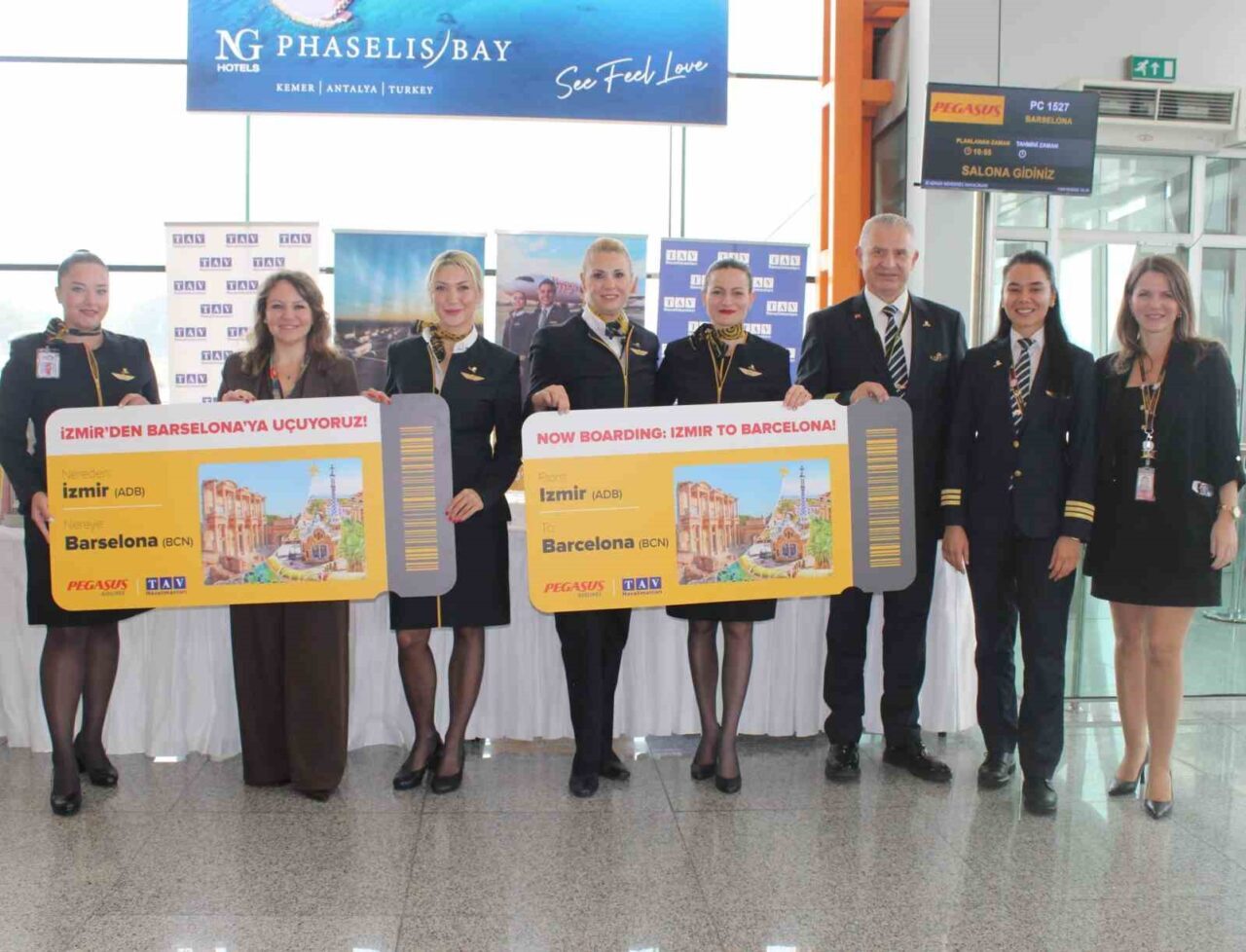 Pegasus Hava Yolları, 24 Ekim'den itibaren İzmir Adnan Menderes'ten Barselona'ya