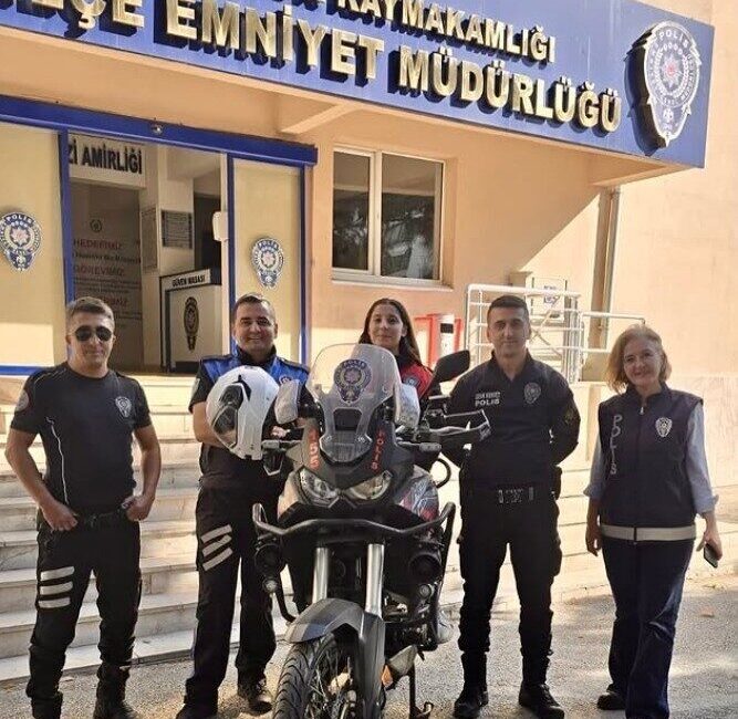 Bozüyük'te Elif'in polis olma hayali, Bozüyük İlçe Emniyet Müdürlüğü ve