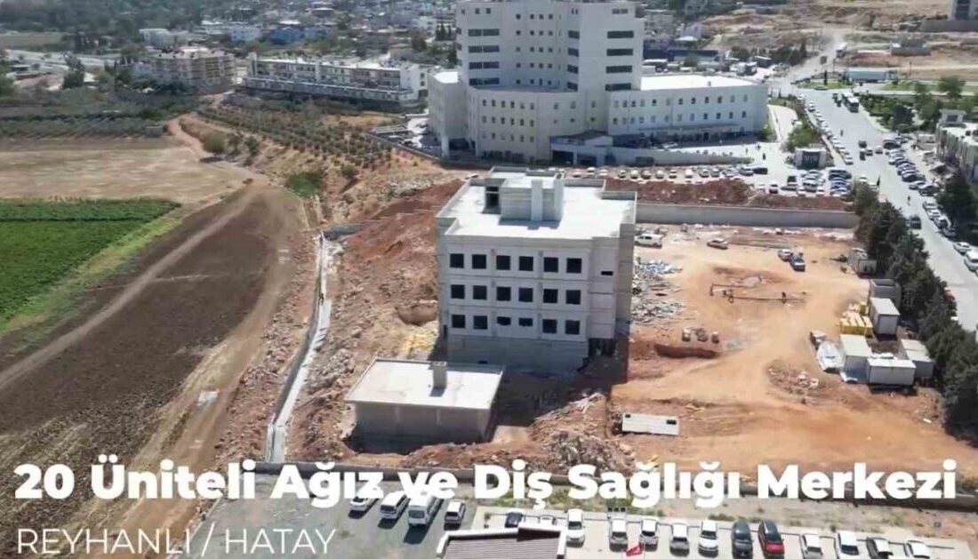 Reyhanlı’da Yeni Ağız ve Diş Sağlığı Merkezi İnşaatı Hızla Devam Ediyor Hatay'ın Reyhanlı ilçesinde inşa edilen 20 üniteli ağız ve diş