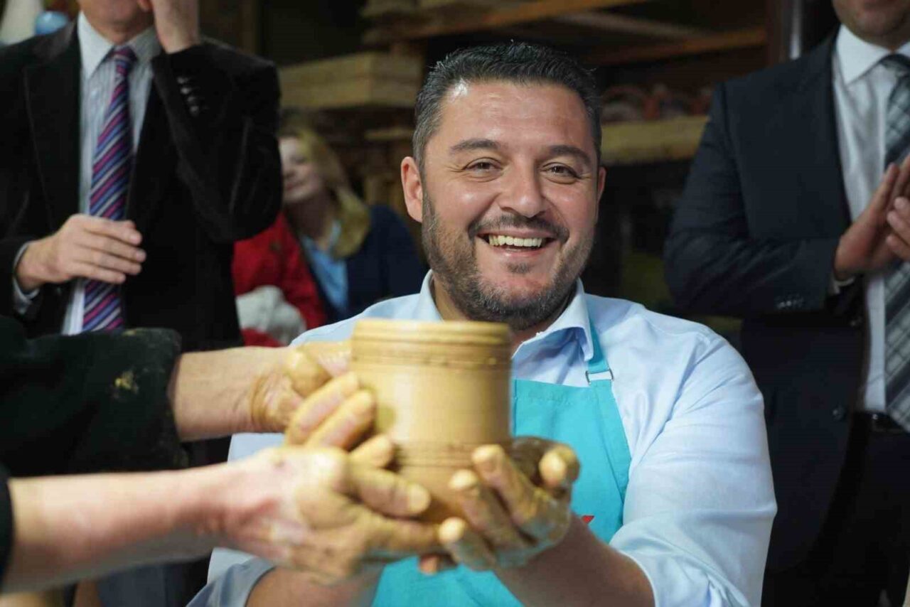 Bulgaristan Rodop Belediye Başkanı Pavel Mihaylov, Bilecik'teki ziyareti sırasında Kınık