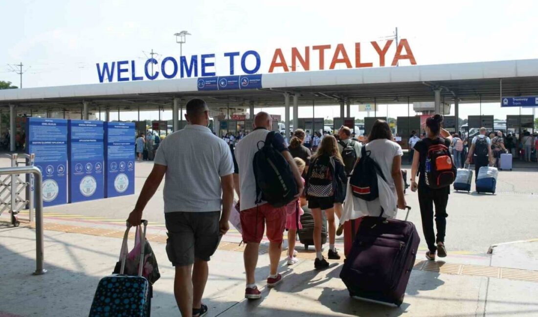 Antalya, 2025 yılının ilk dokuz ayında 14 milyon 91 bin