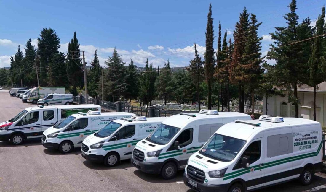 Samsun Büyükşehir Belediyesi, acılı günlerde vatandaşlara destek veriyor. Ücretsiz cenaze