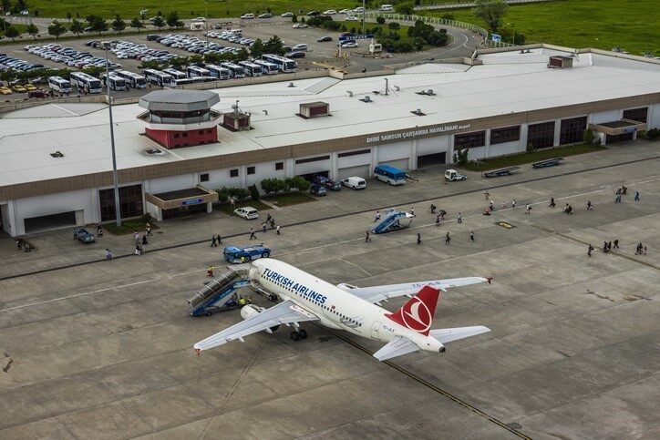 Samsun Çarşamba Havalimanı, 2023'ün ocak-eylül döneminde 1.2 milyon yolcu taşıdı.