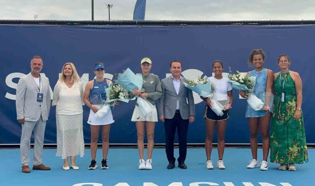 Samsun'da düzenlenen WTA 125 Samsun Open'da, çiftler finalinde Naima Karamoko