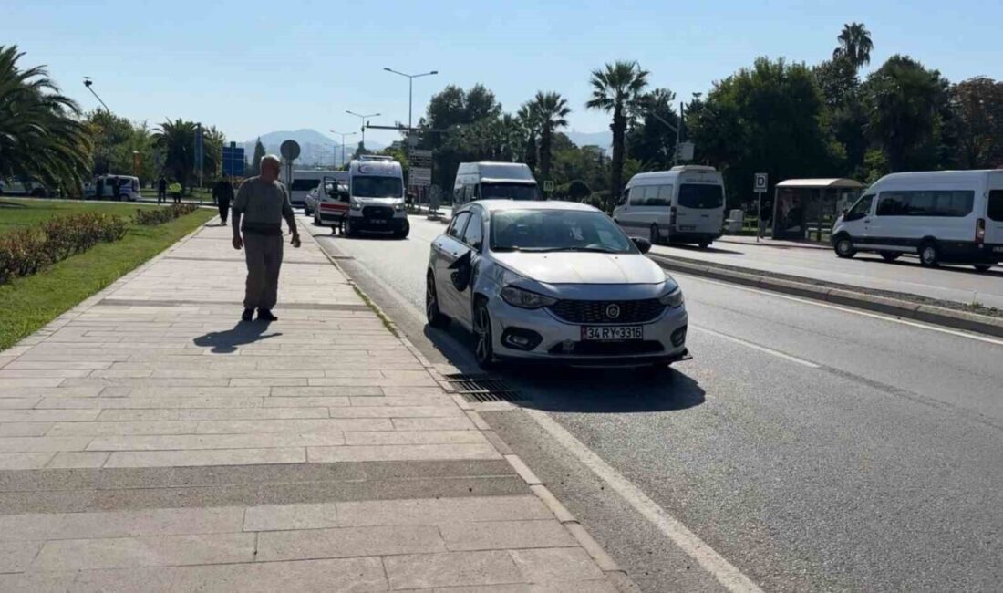 Samsun'un İlkadım ilçesinde Fuat A.'nın kullandığı otomobil, yolun karşısına geçmeye